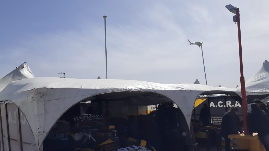 El fuerte viento genera destrozos en los boxes de San Luis: 08.jpeg