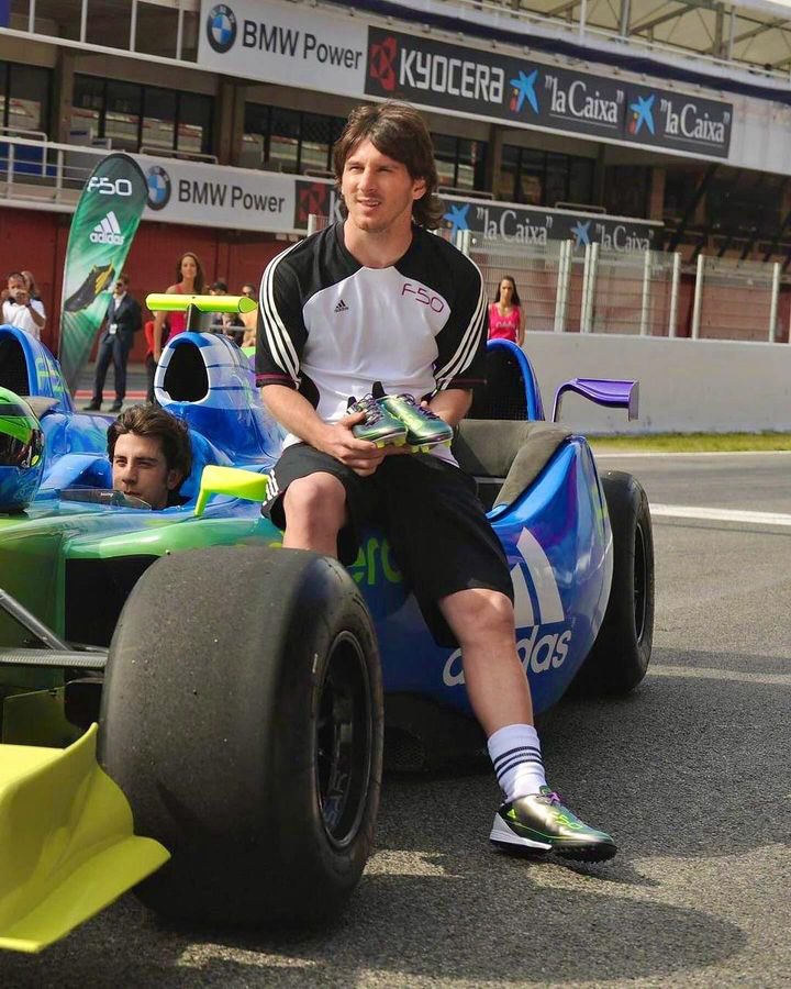 Mirá los acercamientos de Messi a la F1:: 2.jpg